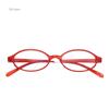 Damen Retro Ovale Brille Y2K Japanische und Koreanische Mädchen Roter Grüner Rahmen Glas Brillen Dekorativ Computer Blaulichtfilterbrille