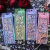 Journamm 6pcs/pack Butterfly Decor Stickers PET Material DIY Cut Collage Junk Journal Scrapbooking Aesthetics Sticker Stationery