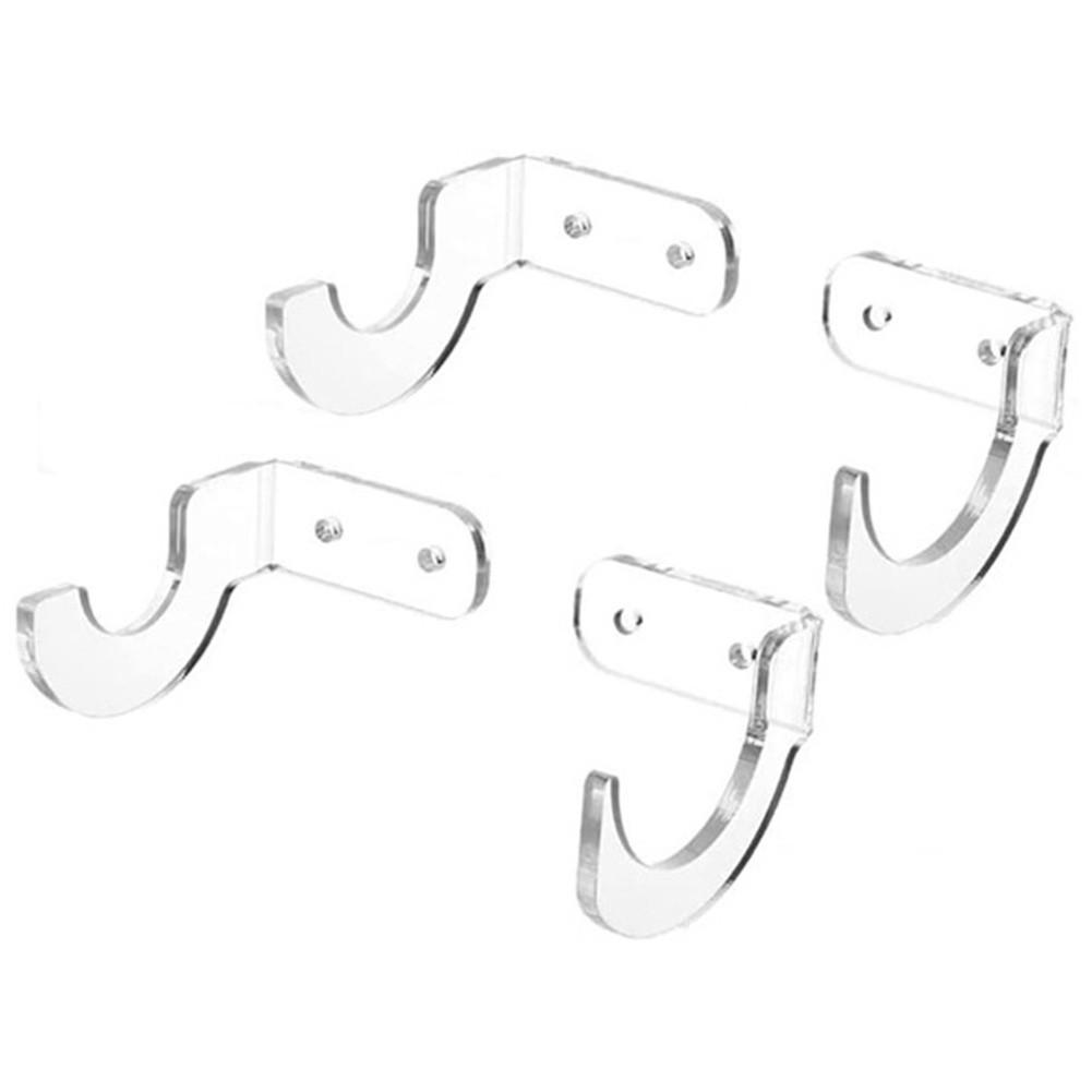 Wall Mount Bat Rack Baseball Bat Holder Horizontal Bat Display Clear