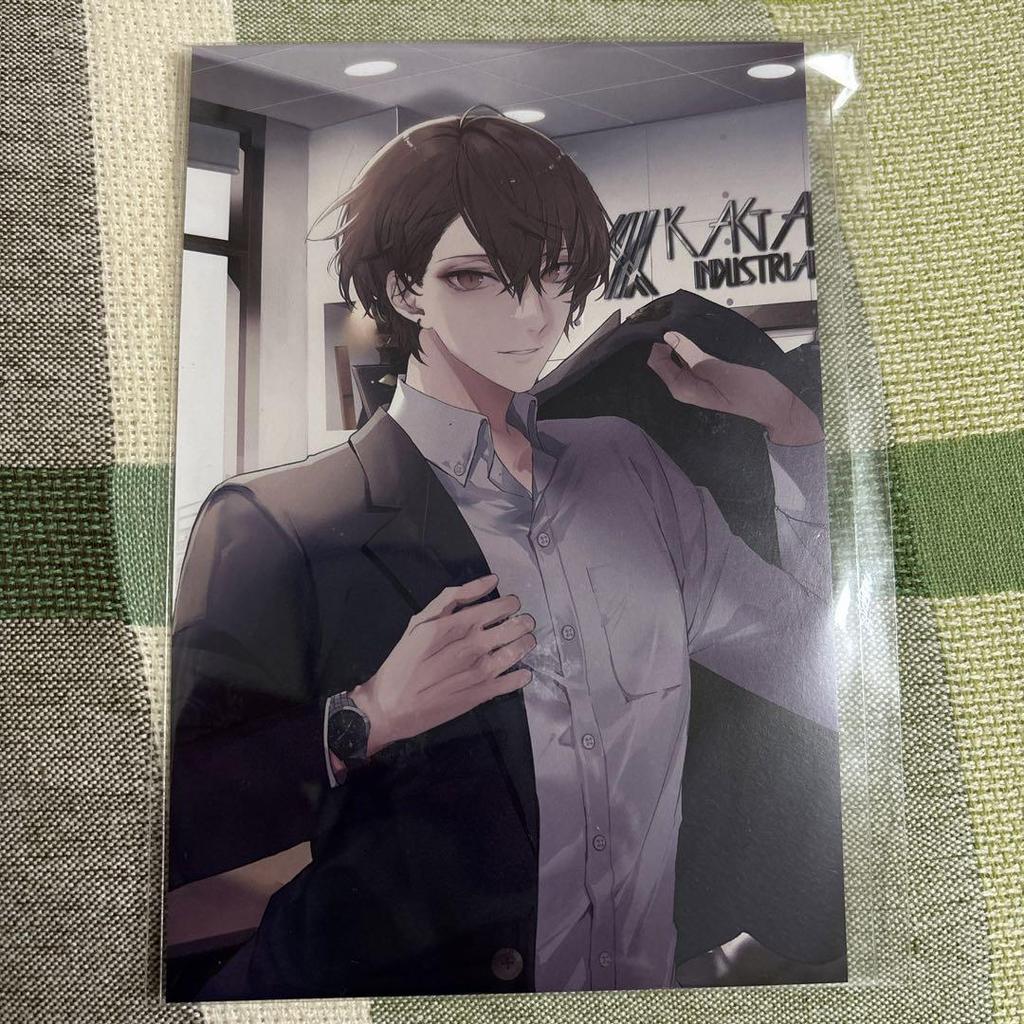 [USED] Nijisanji Kagami Hayato Limited Edition Postcard