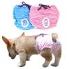 Pet Cotton Physiological Pant Female Dog Striped Underwear Briefs Diaper Pet Supplies
