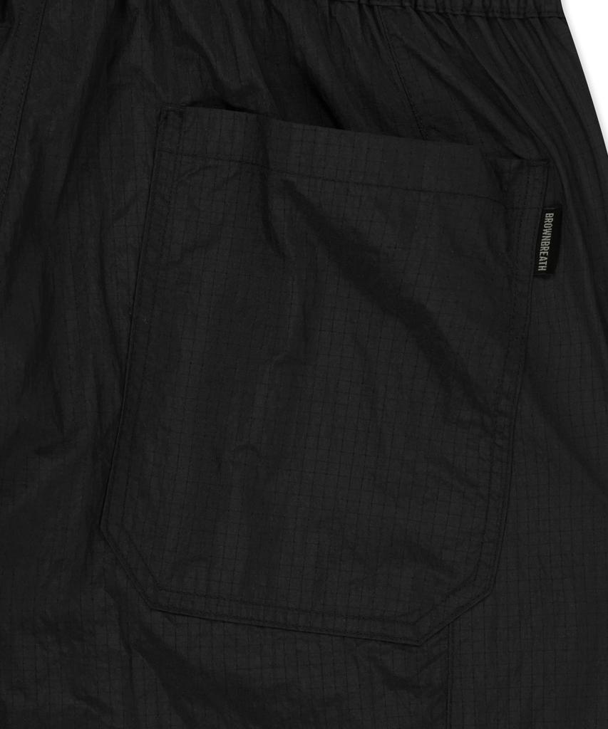 BROWNBREATH Tag Double Knee Nylon Pants - Black