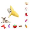 Food Dog Simulation Sound Plush Toy Pet Accessories Teeth Grinding Play Gift