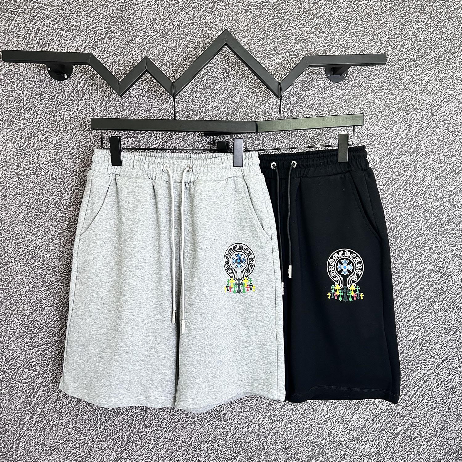 

D202 CHROME HEARTS 2025 Summer New High Quality Cotton Men s Casual Shorts Outdoor Leisure Running Shorts XL