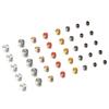 200pcs/lot 2/2.5/3/3.5/4mm Copper Spacer Beads Loose Beads Big Hole Beads For Jewelry Making DIY Handmade Accessories