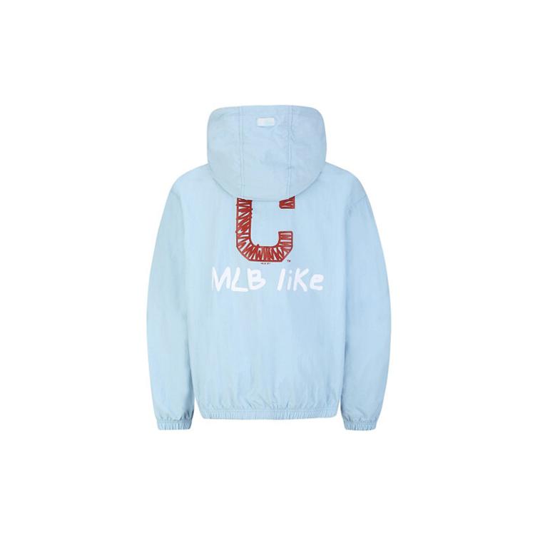 MLB Like Collection Jackets Unisex Sky Blue Hooded Moderate Other 31JP09031-45S S