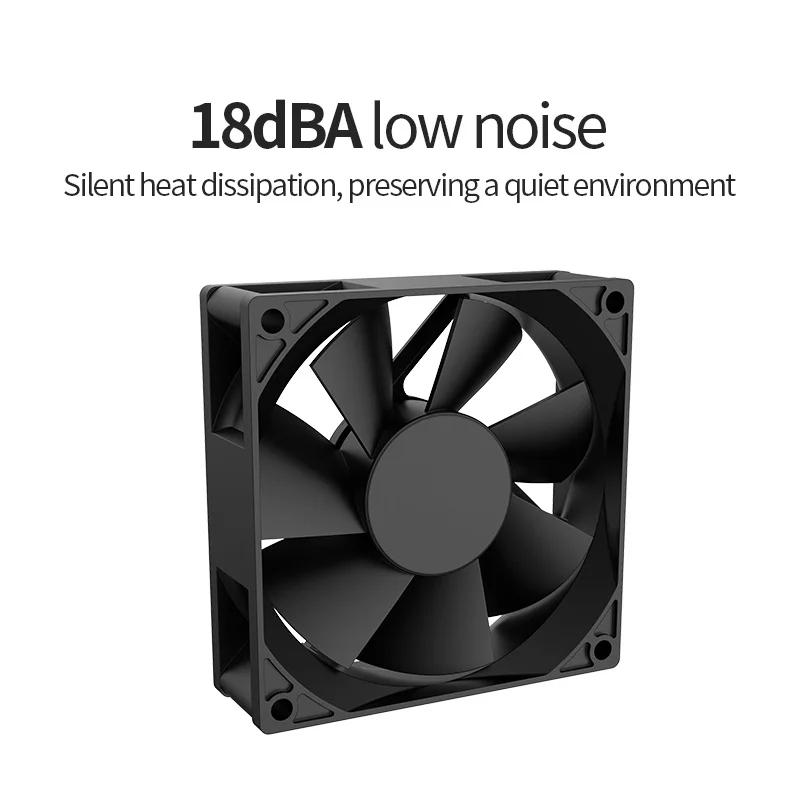 LDPCSJ USB Cooling Fan 8CM/12CM/14CM 800-1800RPM with USB Port Power Supply for Desktop Computer USB-12CM чёрный