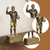 Fußballspieler Statue Dekorative Figur Sammlerstück Schreibtischornament Trophäe Auszeichnung für Schreibtisch