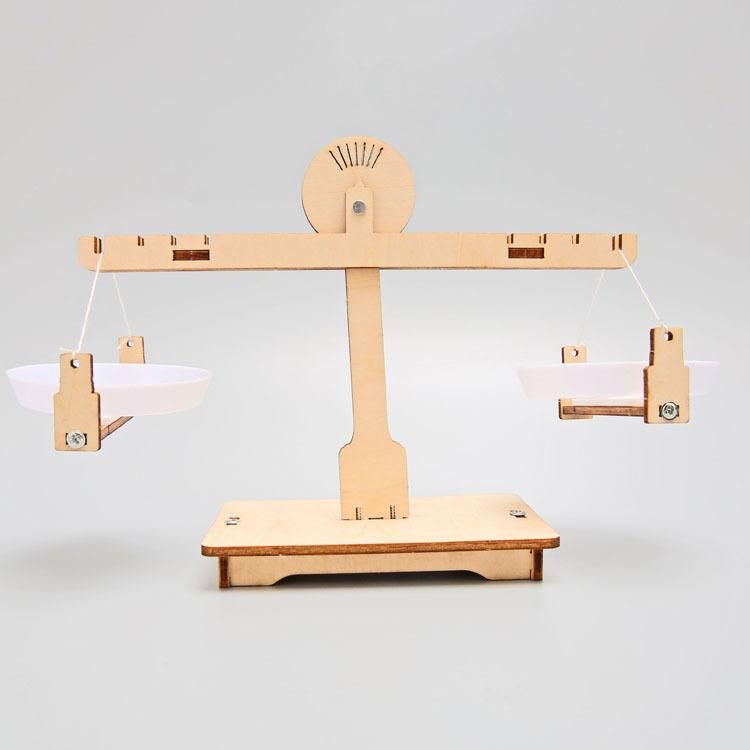 Science And Technology Small Making DIY Balance Scale Children's Student Science Experiment Handmade STEM Fun Toy Material Bag