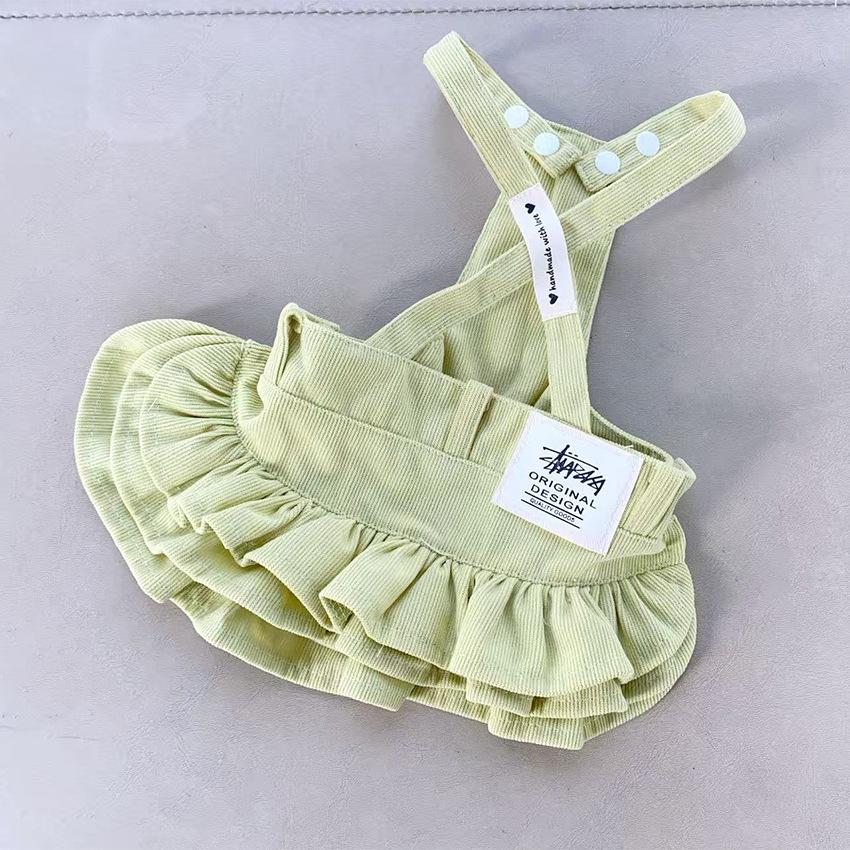 Haustier Frühling Kleid Rock Niedlich Kuchen Cowboy Rock Vier Jahreszeiten Trägerrock Haustierkleidung Yorkshire Kleiner Hund und Katze