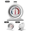 Freezer Thermometers -30~30°C -20~80°F Stainless Steel Fridge Large Dial Gauge Mini ThermoMeters for Refrigerator Cooler