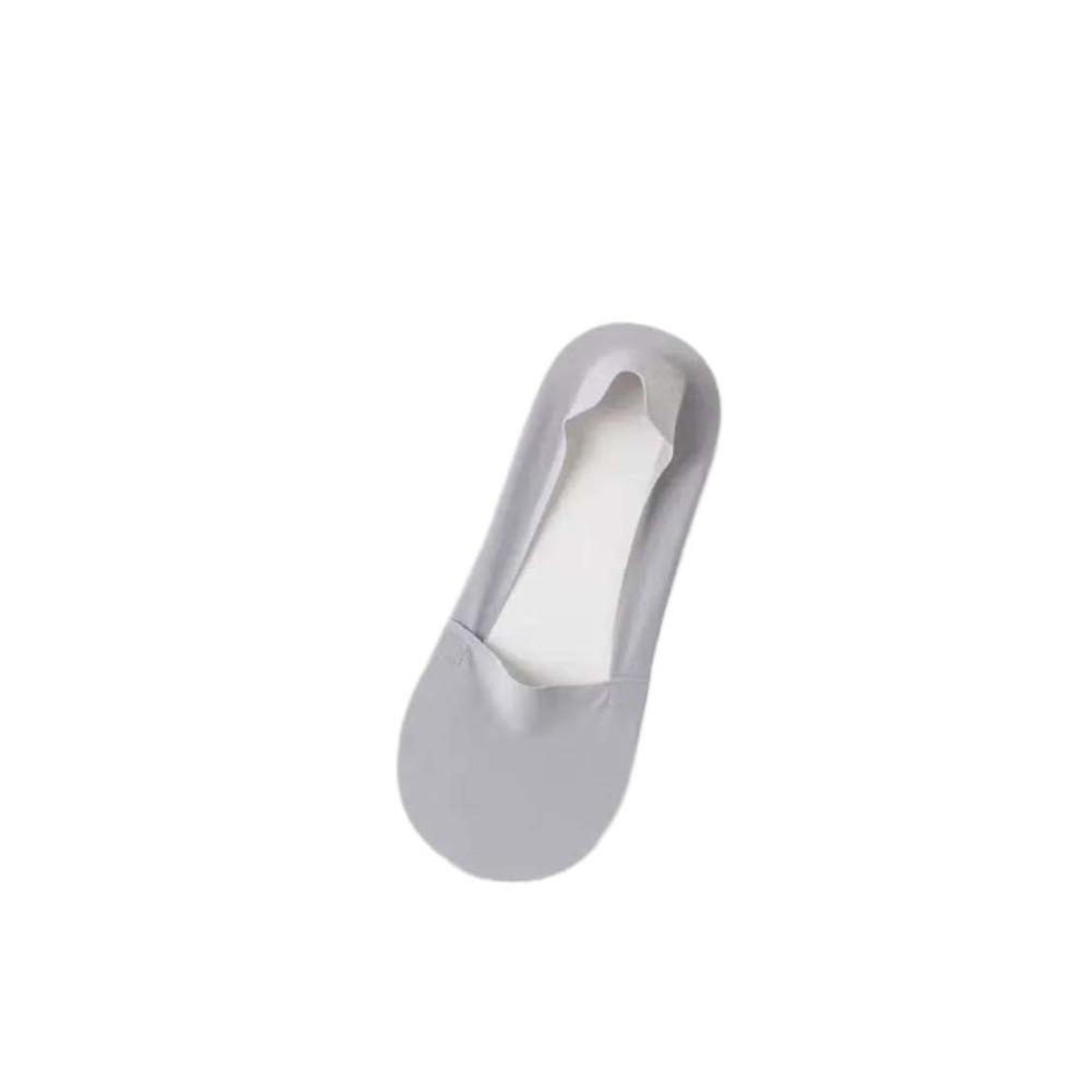 Silicone Non-slip Women Socks Ice Silk Short Boat Hosiery Breathable Invisible Boat Socks  Lady