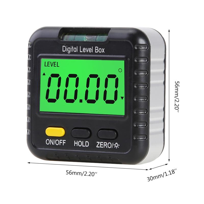 Magnetic Digital Angle Finder Protractor Inclinometer Mini Digital Level Angle Gauge Fast & Stable Measurement Tool