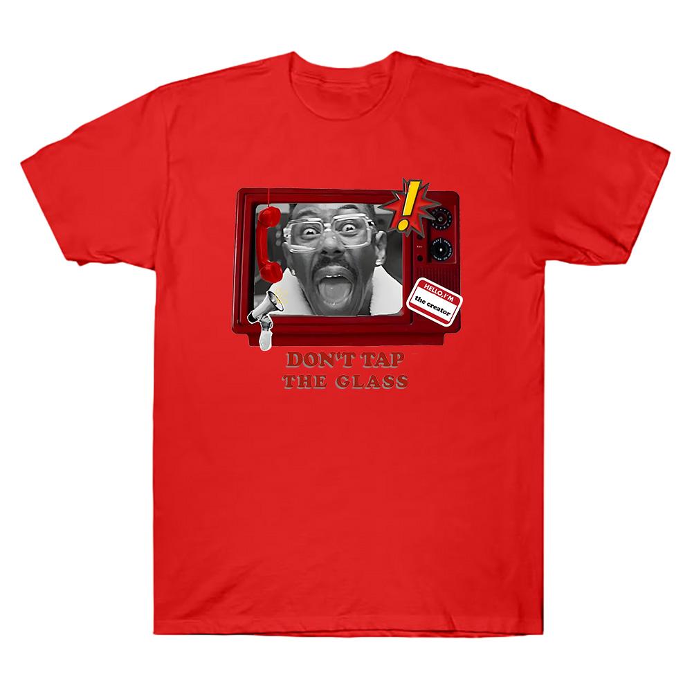 T-shirt The Creator Don't Tap The Glass Moda Uomo Donna Abbigliamento in Cotone Estivo Casual Alta Qualità Grafica Retro T-shirt