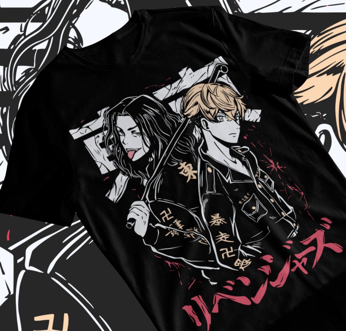 

T-Shirt Tokyo Revengers Anime Chifuyu Matsuno Mikey Draken Takemichi Soft Tee 4XL