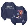 Children's Fashionable Lightweight Long-sleeved Round Neck Pullover With Pockets Printed Pullover