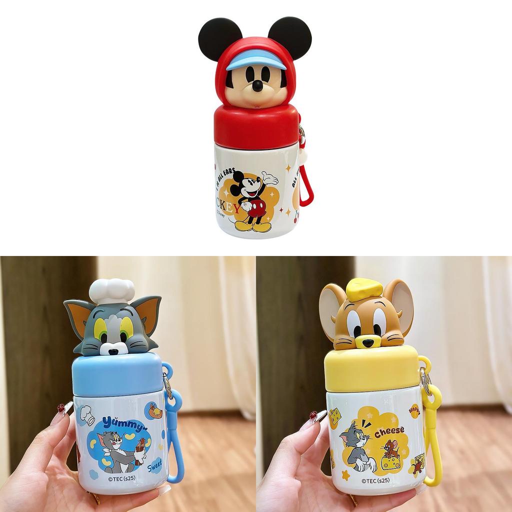 Mickey Mouse Kids Insulated Bottle With Leakproof Lid For School And Travel