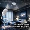 HD Holographic Night Light Projector 2-in-1 Galaxy Star Design with Eye Protection USB Powered for Bedroom Car Perfect Christmas