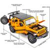 1/22 Model Jeep Wrangler Diecast Toy Car Model, Scale Metal Alloy Vehicle for Kids Boys Girls Adults, Doors Open,Gifts Gray111