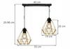 MODERN ELEGANT HANGING LAMP METAL LAMPSHADE
