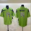 Mens Seattle Seahawks NFL Football Jersey Hoodie - Kupp 14 Darnold 2 Howell 10 Loose Fit Embroidered 2025