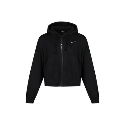 Short Fleece Hooded Jacket Women Jackets Black CK1506-010