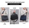 Customized Men's 15.6'' Business Casual Crossbody Tote Laptop Bag with Logo Print