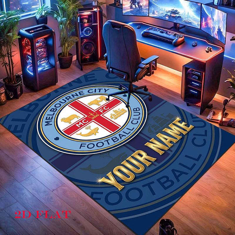 Custom Melbourne Fc Carpet Rug for Living Room Bedroom Home Sofa Decoration,Kids play Nonslip Floor Mat