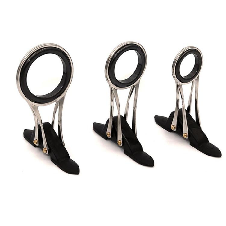 2Pcs Eye Rings Fishing Rod Wire Rings Fishing Accessories Fishing Line Guide Top Rings Foldable Rod Guide Top Rings