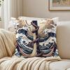 MMarine Theme Rudder Anchor Animals Cushion Cover Linen Pillowcase Soft  for Sofa Bed Home Room Decor
