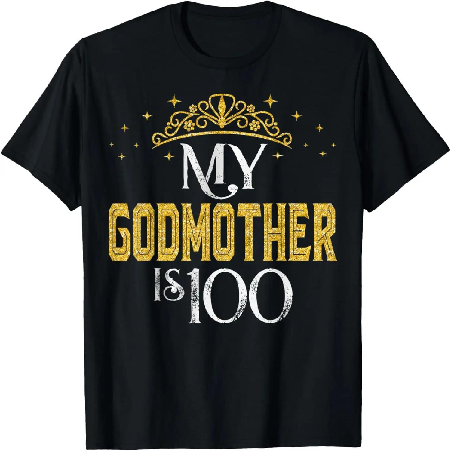 

My Godmother Is 100 Years Old 1922 100th Women Birthday Gift T-Shirt XXXXXL різнокольоровий