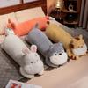 Cartoon Animal Long Hugging Pillow With Husky Cat Bunny And Fox Childrens Day