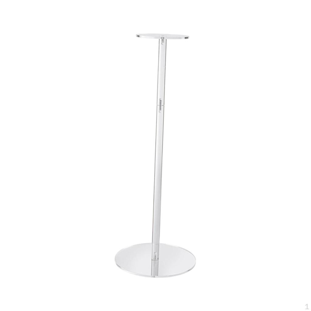 Acrylic Hat Display Stand Baseball Rack Decor, Wig Holder,Wig for