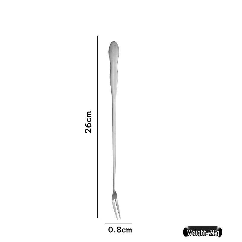 VAKADA Stainless Steel Gourd Handle Long Utensils