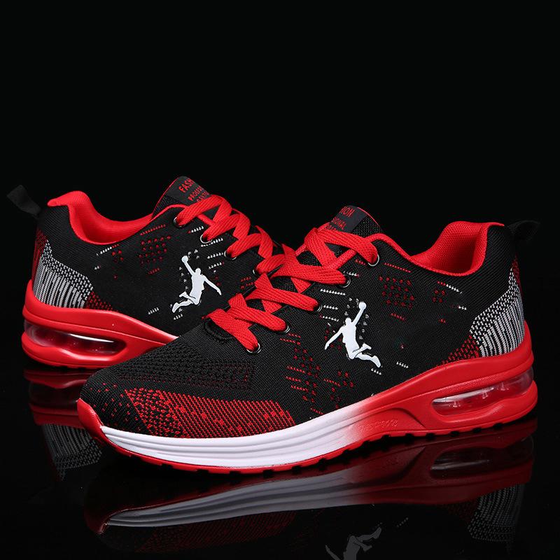 Trend Shoes Men Air Cushioning Running Shoes for Men Indoor Gym Sneakers Mesh Breathable Sport Shoes Tick Sole Walking Shoes
