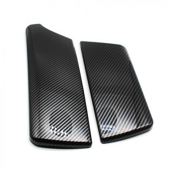 Carbon Texture Center Console Armrest Box Cover For BMW 5 Series F10 F18 2011-17