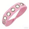 Flexible Grommet Headband Punk Style Non Slip Headband Head Bands Hollowed Out Eyelets Headband