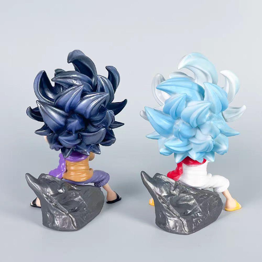 15cm Anime One Piece Figure Luffy GEAR 5 Figurine Nika Luffy Q-version Cute Action Figures Collectible Model Toys Gift
