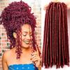 Full Star Crochet Braids Synthetic Hair Extensions Soft Faux Locs Black Brown Bug Color 70 G/Pack Crochet Hair for Women