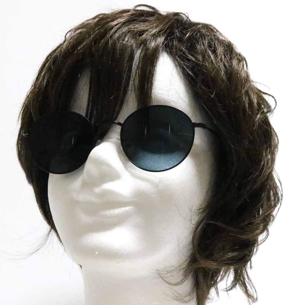 [FashionBerry] Matte Black X Smoke Sunglasses for Men and Women, Round Metal Frame, 99% UV Protection, Colored Lenses, Korean Style, Y2K Streetwear,