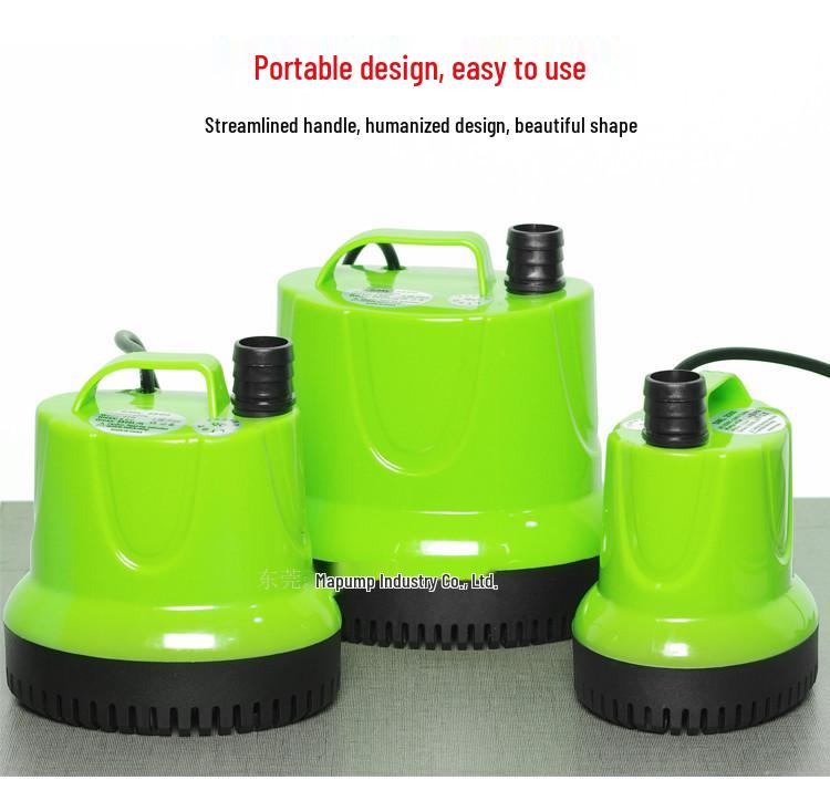 Ultra-Quiet Submersible Aquarium Water Circulation & Filtration Pump for Fish Tanks and Ponds