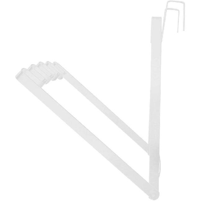 Household Waste Garbage Bag Hanging Rack Rubbish Bag Holder Kitchen Cabinet Bag Rack Holder Accessory Waste Bag Rack Kitchen Supplies(White)