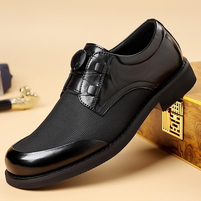 Spring Summer Slip-On Loafers for Men Soft Soled Casual Shoes Business Men Dress Shoes British Solid Color Man Moccasins