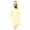 SAZAC Character Fleece Kigurumi, One Size Fits All, Sanrio Pompompurin