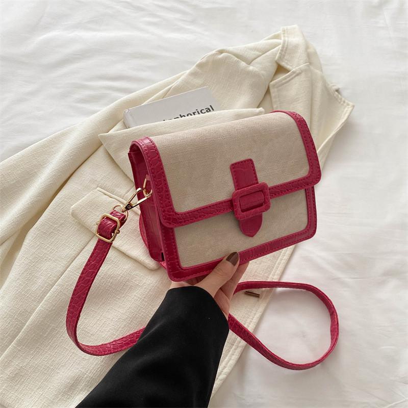 Chic And Stylish Small Shoulder Crossbody Bag With Popular Street Style Design роза розовый