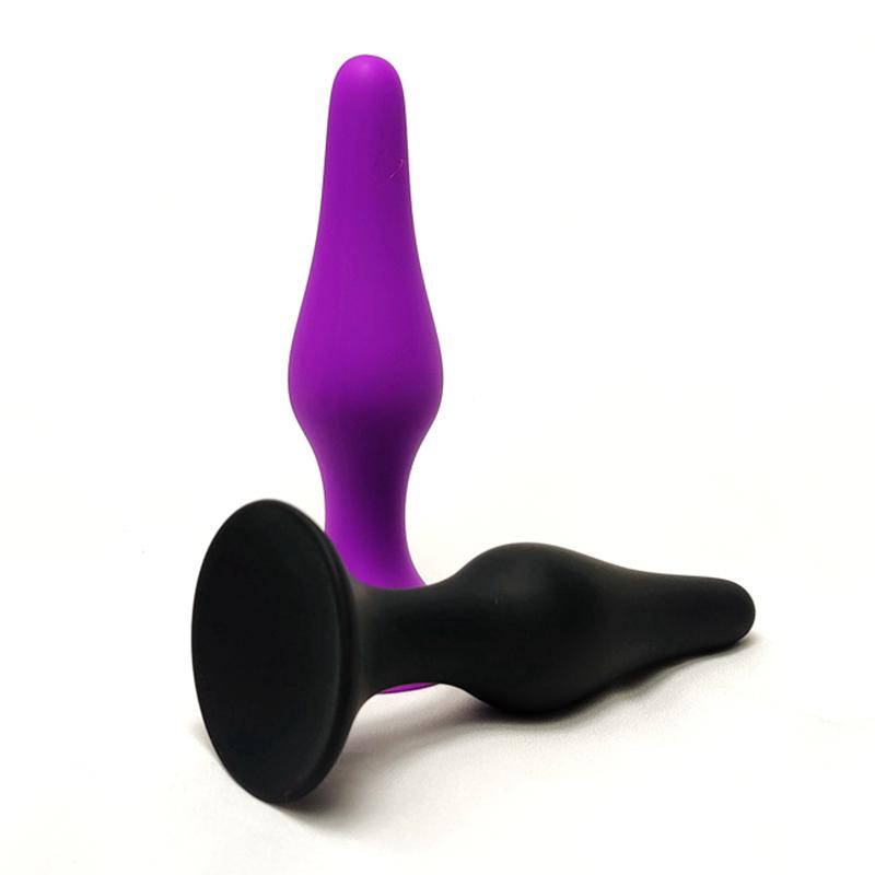 S/M/L/XL Silicone Anal Plug G-spot Massager Dildo Butt Plug Vagina Anus Dilator Sex Toys for Women Men Gay Suction Cup Sex