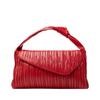 New design pleated bag OEM microfiber cosmetic dinner bag trendy portable small bag plus