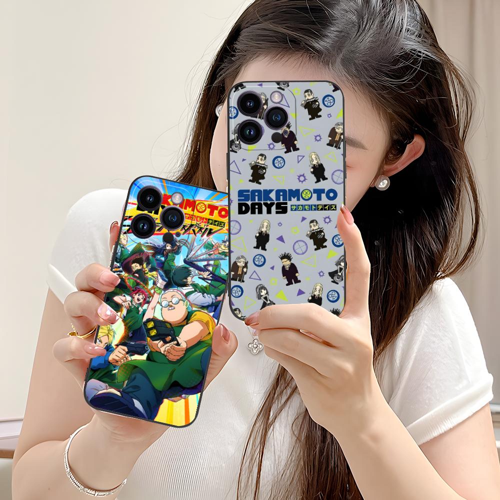 Sakamoto Days Mobile Phone Case for iPhone 17 16 15 14 13 12 11 X XR XS 8 7 Air Pro Max Plus Mini Colorful Cover Luxury Pretty