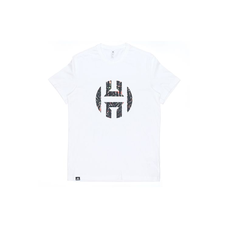 

Adidas Sports Basketball Short Sleeve T-Shirt Men Tops White FM4787 S