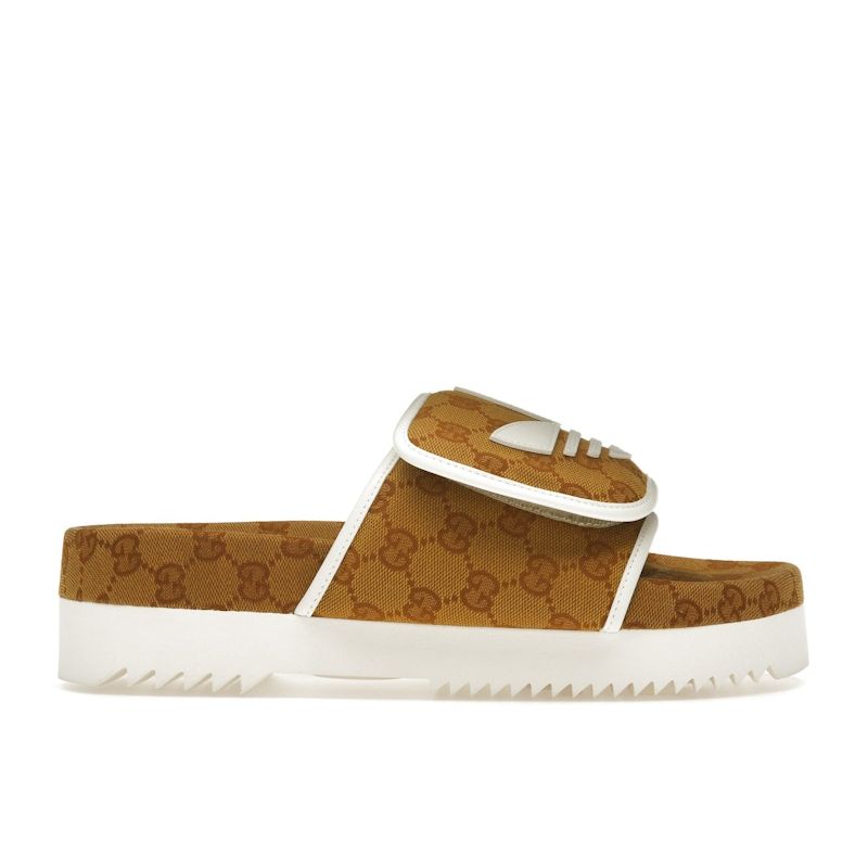 Adidas Slide Sandal Mesa GG Monogram Men Sneakers Brown 702412-FAAW2-7142
